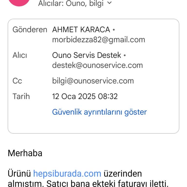 Fatura Gönderimi Sonrası İletişim Eksikliği