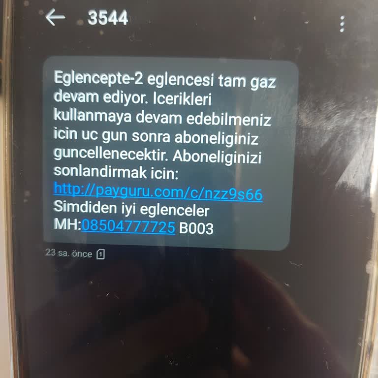 Habersiz Eğlence Paketi Aboneliği Ve Ücret İadesi Talebi