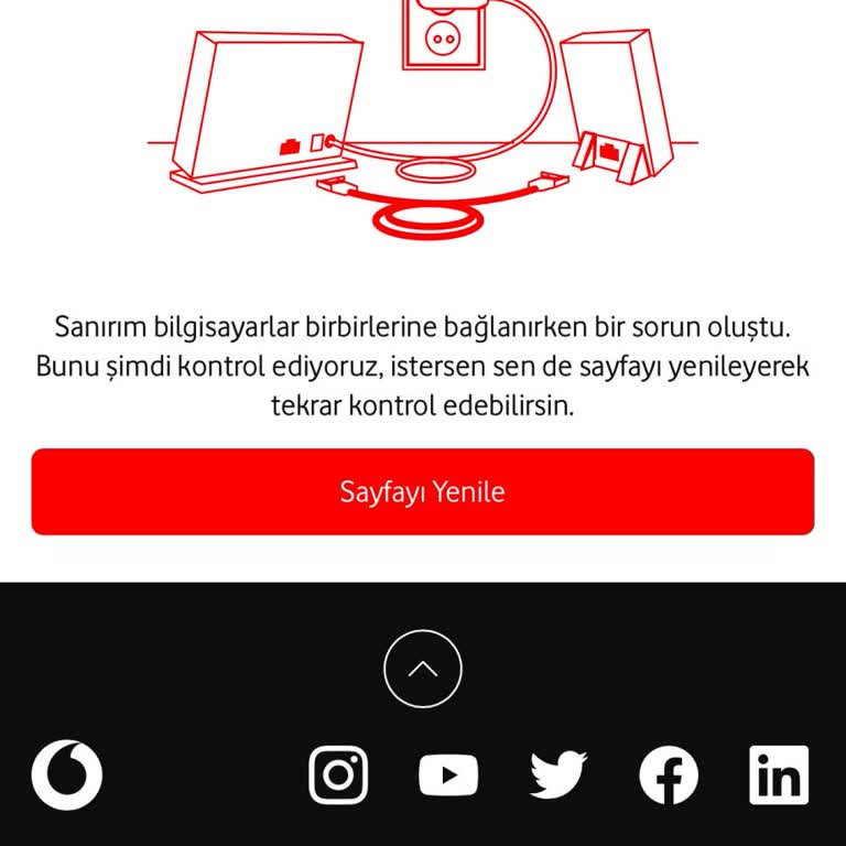 Vodafone Kampanyasına Giriş Sorunu