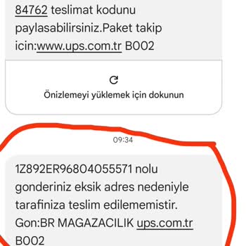 Aynı Adrese Farklı Sonuç: UPS Kargo Sorunu