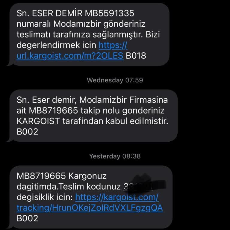Antalya Kepez Kargoist Şubesinde Saygısız Dağıtımcı Sorunu