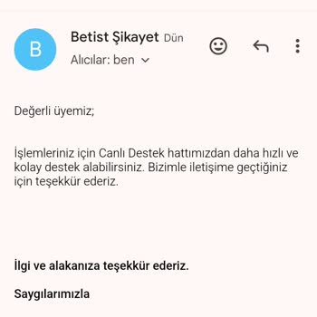 Betist Hesabım İnceleme Sürecinde, Destek Alınamıyor