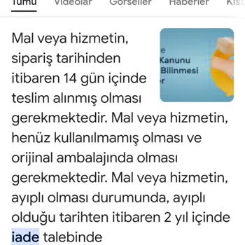 Media Markt'ta İade Sorunu