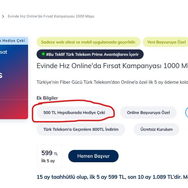 Türk Telekom'dan Beklenen Hediye Çeki Hayal Kırıklığı