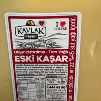 Kavlak Zeytin Kaşar Peynirdeki Yabancı Madde Sağlığımı Tehdit Ediyor Mu