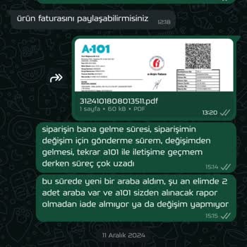 Kırık Bebek Arabası Seti Ve İlgisiz Müşteri Hizmetleri