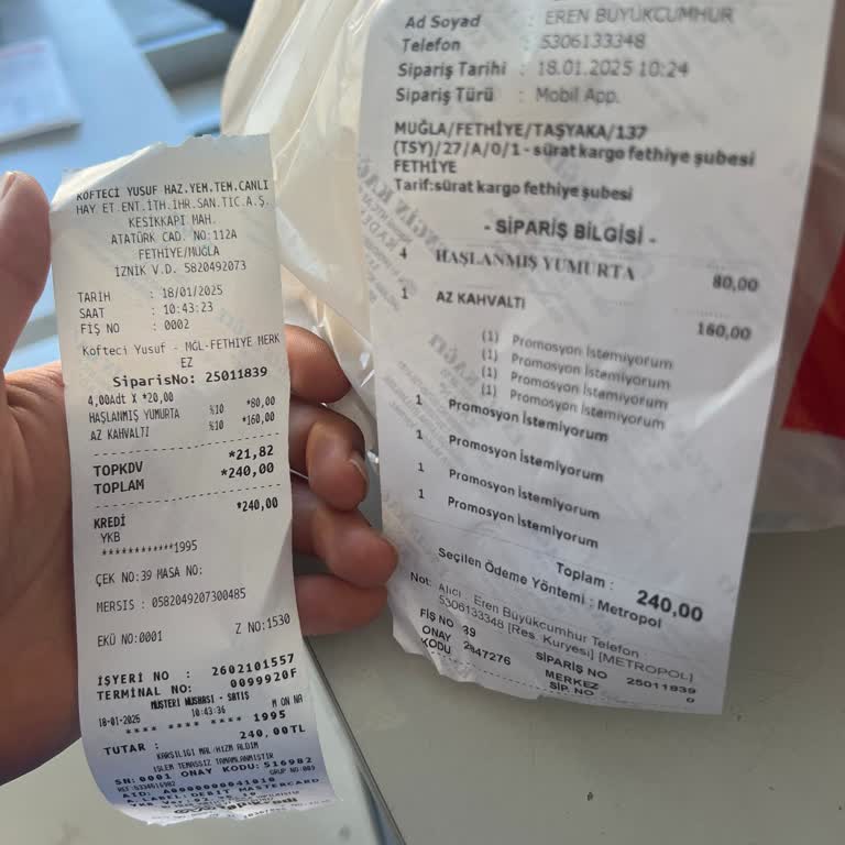 Köfteci Yusuf'un Yeni Uygulaması Ve Metropol Ödeme Sorunu