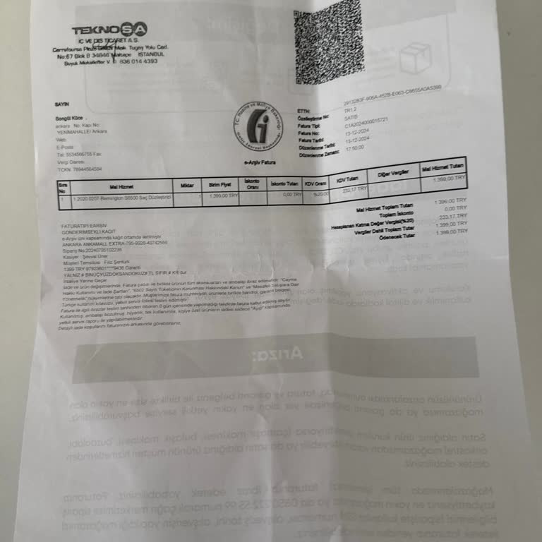 Teknosa'da Sürekli Mağduriyet Ve İlgisizlik