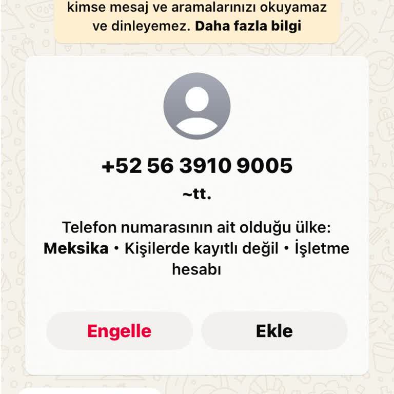Bilinmeyen Numaralardan Gelen Mesajlar Hakkında Şikayet