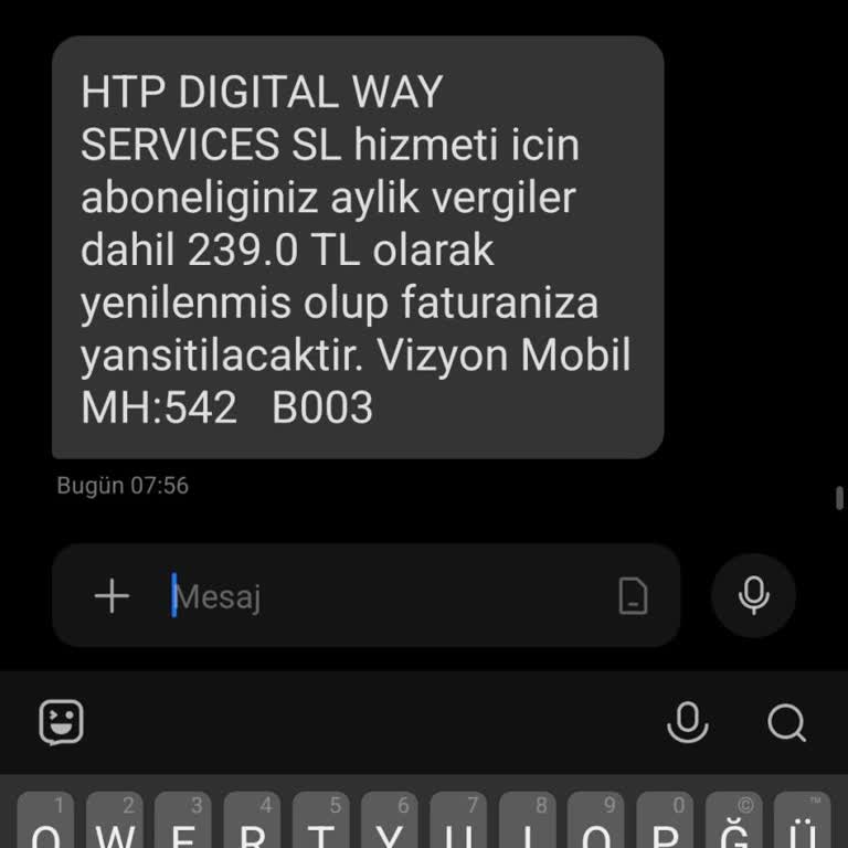 İzinsiz Abonelik Ve Haksız Fatura Yansıtması