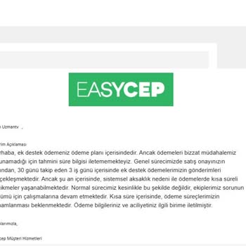 Amazon Takas Kampanyasında Ödeme Sorunu