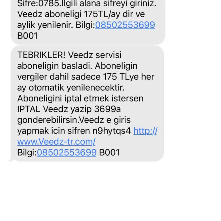 İzinsiz Başlatılan Abonelik Ve İade Talebi