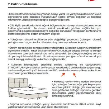 Yatakta Tümsek Sorunu Ve Garanti Mağduriyeti