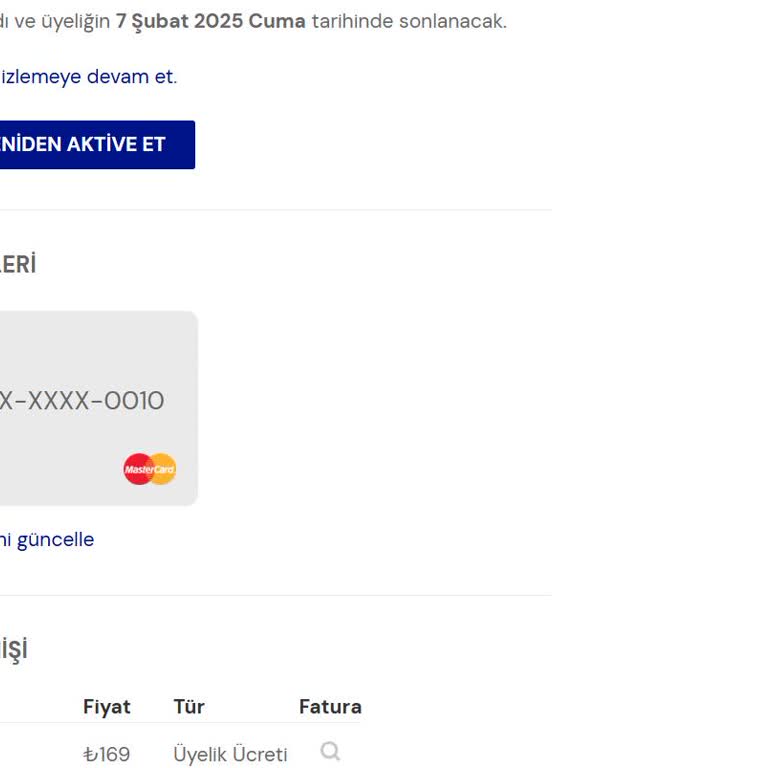 İptal Edilen Mubi Üyeliğinden Haksız Çekim