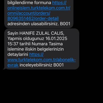 Numara Taşıma Sürecinde Şüpheli İletişim Ve Belgeler