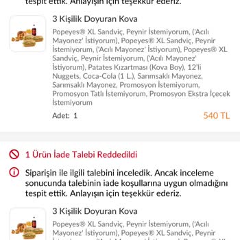 Yanlış Sipariş Ve İade Sorunu