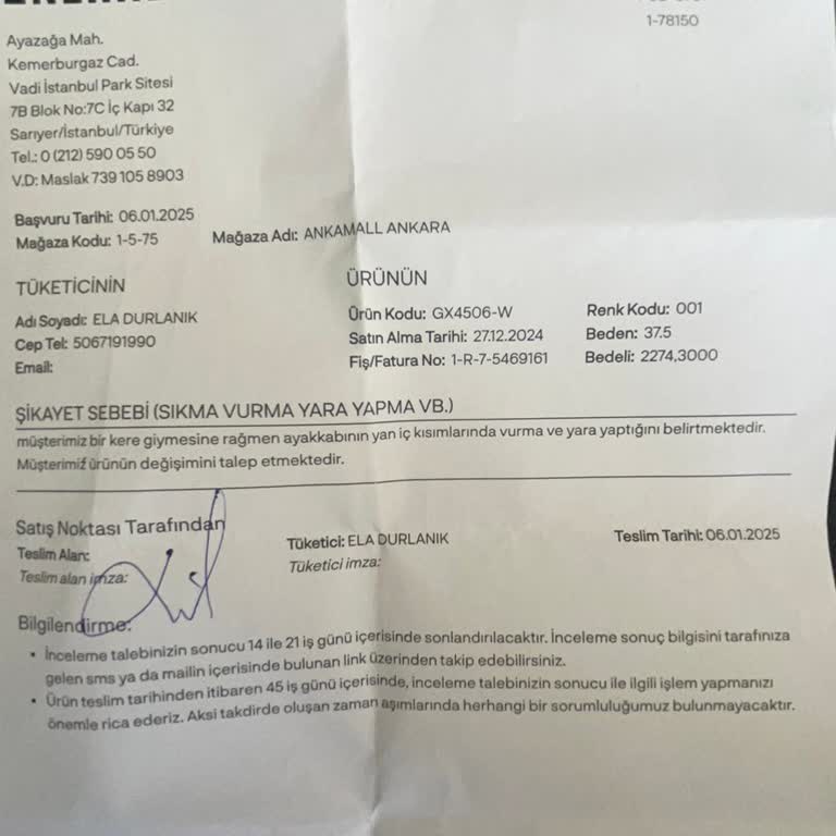 Yanlış Tavsiye Edilen Ayakkabı Ayağımı Yaraladı