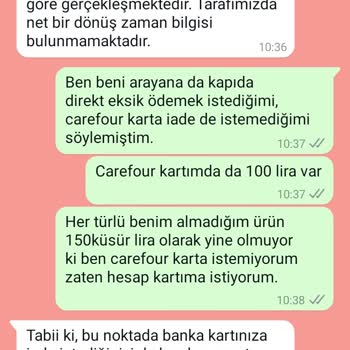 Eksik Ürün Ve Yanlış Ödeme Sorunu