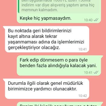 Eksik Ürün Ve Yanlış Ödeme Sorunu