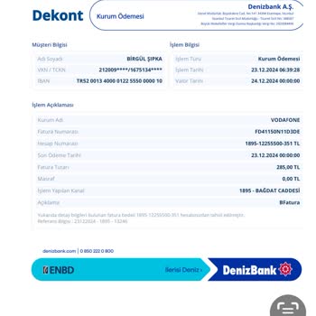 Çifte Fatura Ödemesi Ve İade Sorunu