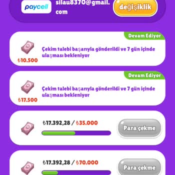 Merge Tasty Donuts Para Çekim Sorunu