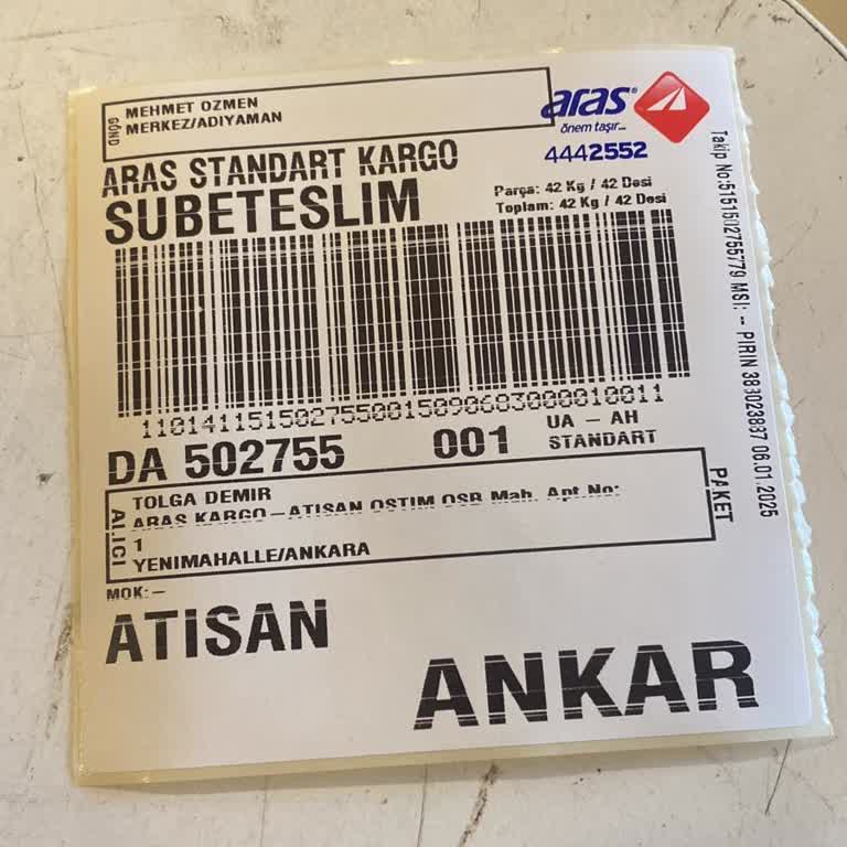 Kargom Nerede: Aras Kargo'nun Çözümsüzlüğü