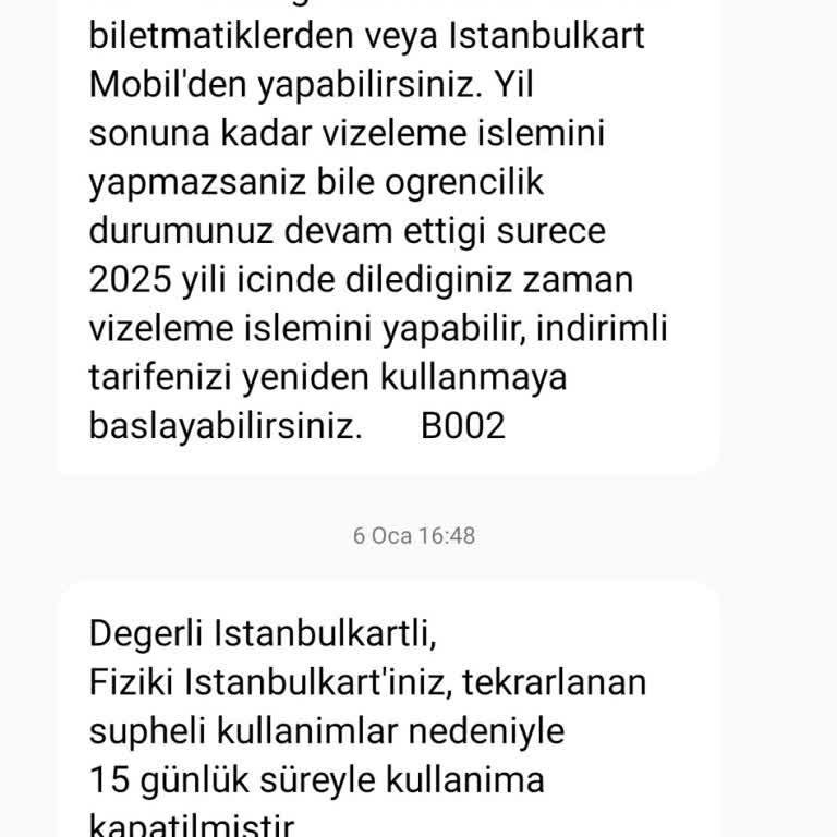 İstanbulkart Kullanımında Haksız Ceza