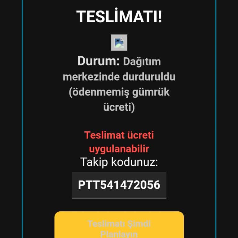 PTT Kargo Adına Gelen Sahte E-postalarla Mağduriyet