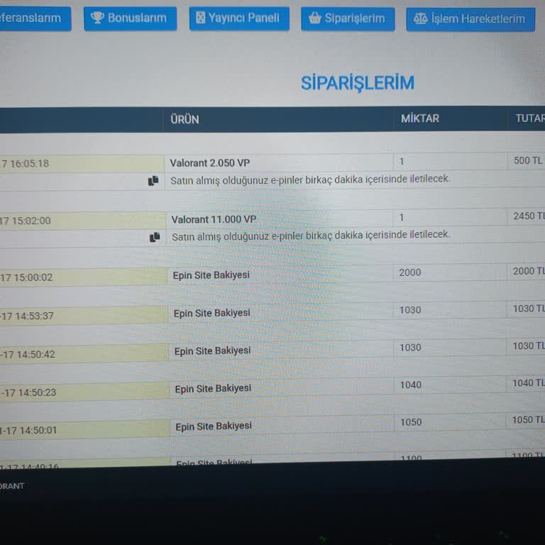 Epin Siparişimde Gecikme Ve İade Talebi