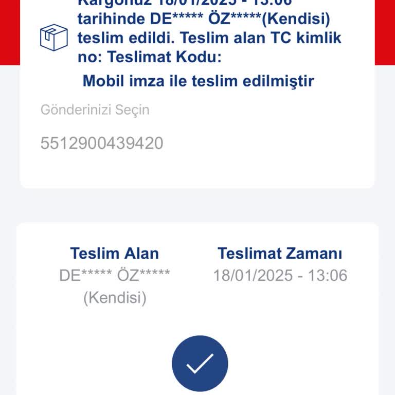 Kayıp Kargo: Teslim Edilmediği Halde Teslim Bildirimi