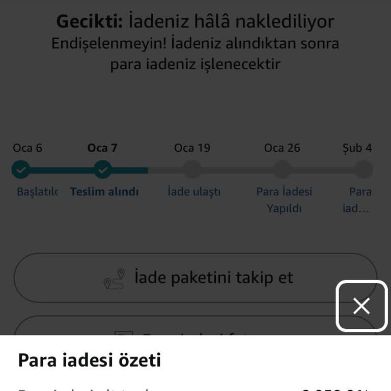 Amazon'dan Eksik Ve Hasarlı Ürün İadesinde Para İadesi Sorunu