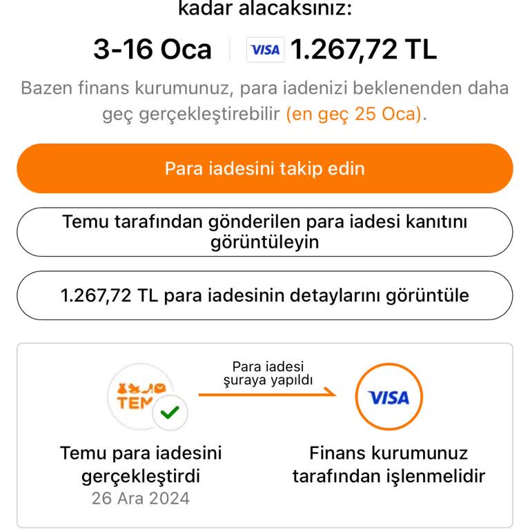 Temu İade Sürecindeki Belirsizlik Ve Müşteri Hizmetleri Sorunu