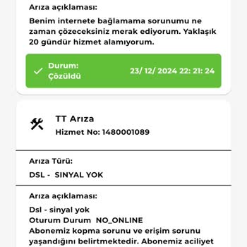 İnternet Hizmeti Alamadığım İçin Cayma Bedelsiz Fesih Talebi