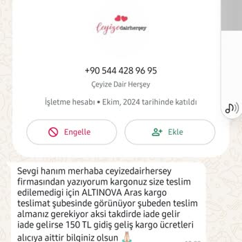 Aras Kargo'nun Teslimat Sorunu Ve İletişim Eksikliği