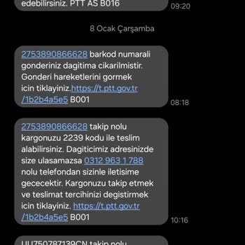 PTT Kargo'dan Şüpheli Ücret Talebi Ve Bilgi Güvenliği Endişesi