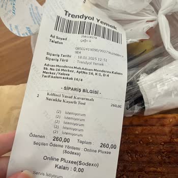 Eksik Malzeme İle Hayal Kırıklığı