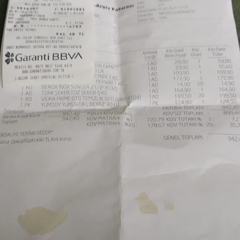 Temizlik Seti Ve Müşteri Hizmetlerinde Hayal Kırıklığı