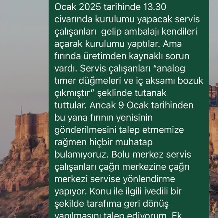 Kumtel Ankastre Setinde Hayal Kırıklığı: Değişim Talebi Karşılanmıyor