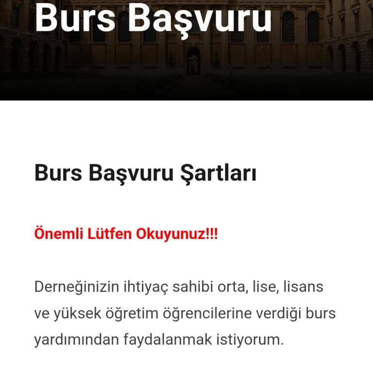Belgesiz Burs Başvurusu Onayı Şaşırtıyor