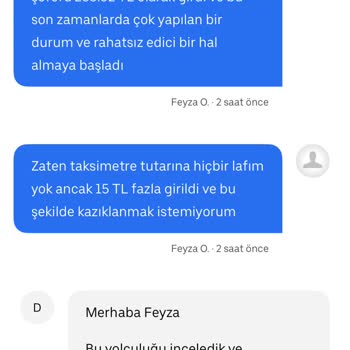 Uber Taksimetre Sorunu Ve Yetersiz Müşteri Hizmetleri