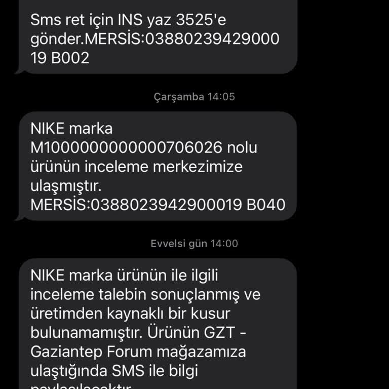 Nike Ayakkabıda Rahatsızlık Ve İnceleme Sorunu