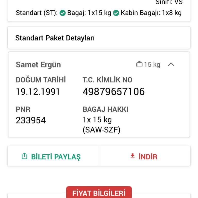 Yanlış Alınan Biletin İadesi İçin Yardım Bekliyorum