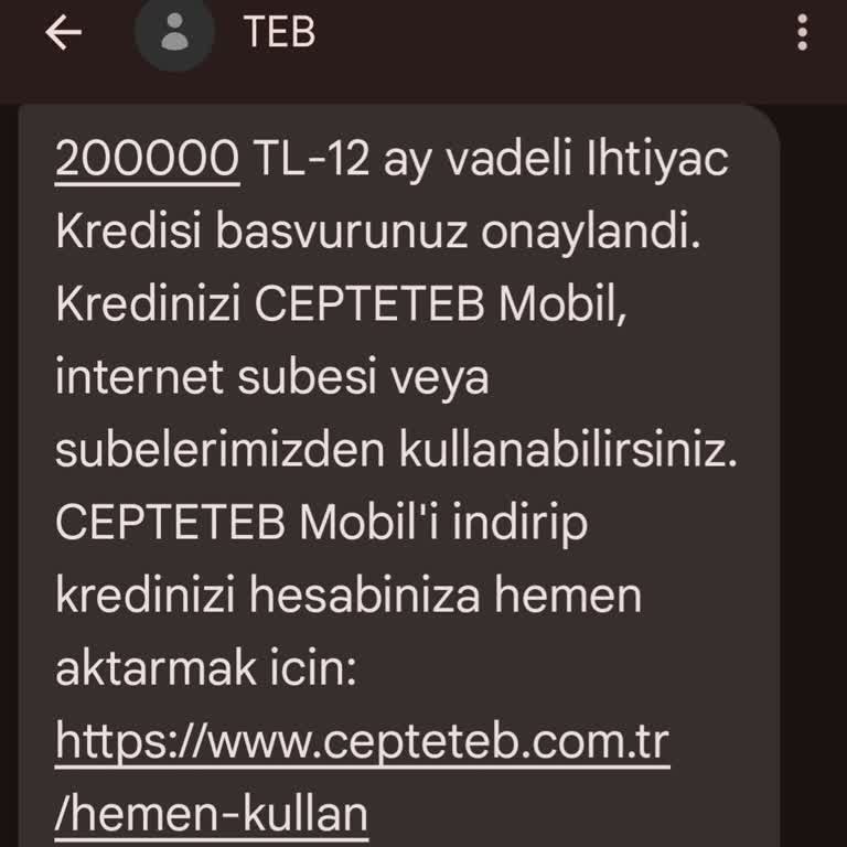 Onaylanan Kredinin İptali Ve Kurye Sorunu