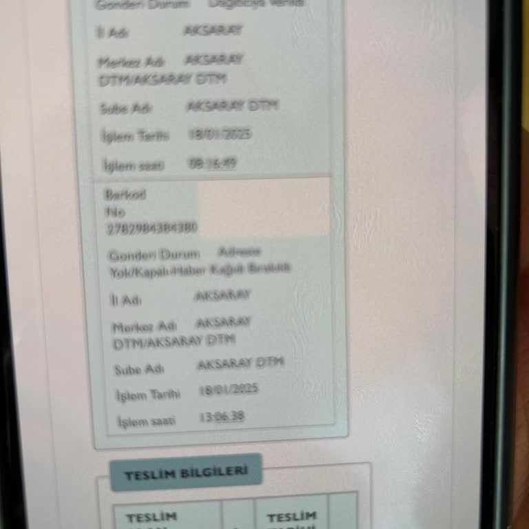 PTT Kargo'nun Teslimat Sorunları Ve İletişim Eksikliği
