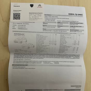 Peugeot Yetkili Servislerinde Yaşanan Sorunlar Ve Müşteri Memnuniyetsizliği
