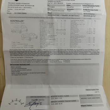 Peugeot Yetkili Servislerinde Yaşanan Sorunlar Ve Müşteri Memnuniyetsizliği