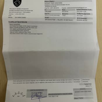 Peugeot Yetkili Servislerinde Yaşanan Sorunlar Ve Müşteri Memnuniyetsizliği