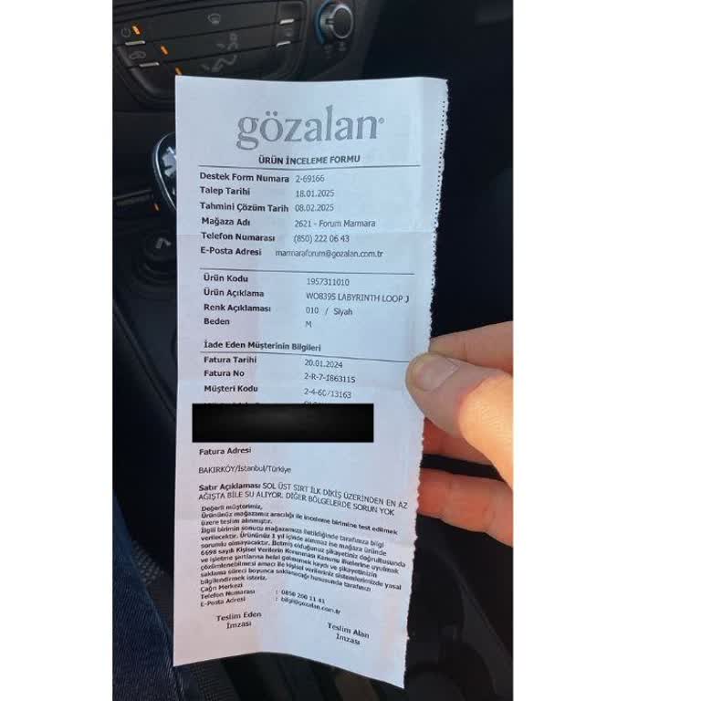 Columbia Montun Su Geçirme Sorunu