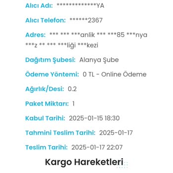 Teslim Edilmeyen Kargo Ve İletişim Sorunları