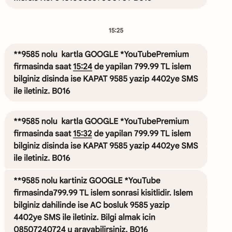 Yetkisiz Kredi Kartı Kesintileri Ve İade Talebi